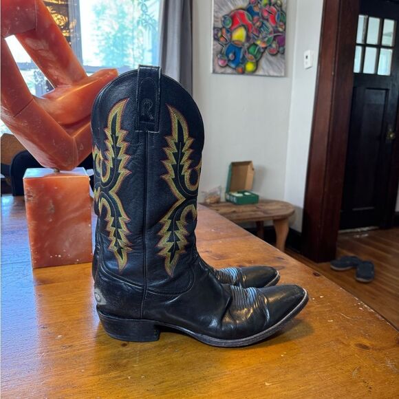 Vintage Rod Patrick Cowboy Boots Sz 15.5 - Picture 2 of 9